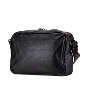 Gucci leather black Logo messenger bag Print Crossbody
